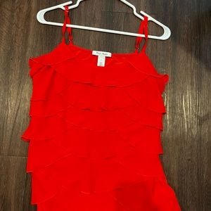 White House Black Market - coral Tank - L